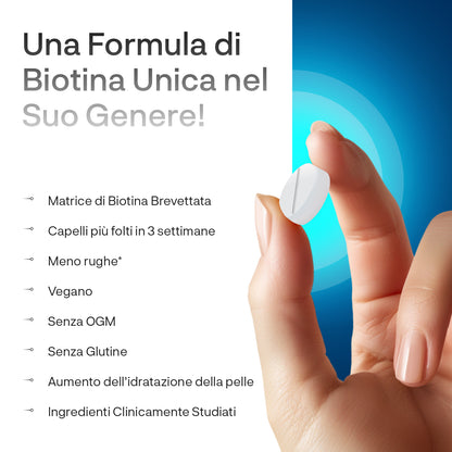 Formula di biotina unica nel suo genere